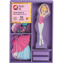 As company Magnet Box Sweet Ballerina Dress-Up 35 Educational Wooden Magnets For Ages 3+ 1029-64052 5203068640521