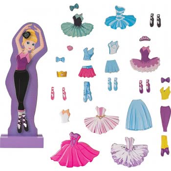 As company Magnet Box Sweet Ballerina Dress-Up 35 Εκπαιδευτικοί Ξύλινοι Μαγνήτες Για 3+ Χρονών 1029-64052 5203068640521
