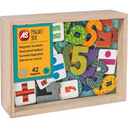 As company Magnet Box Numbers And Arithmetic Symbols 42 Educational Wooden Magnets For Ages 3+ 1029-64051 5203068640514