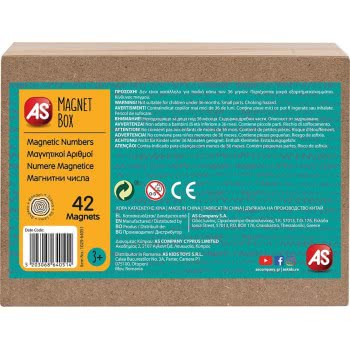 As company Magnet Box Numbers And Arithmetic Symbols 42 Educational Wooden Magnets For Ages 3+ 1029-64051 5203068640514