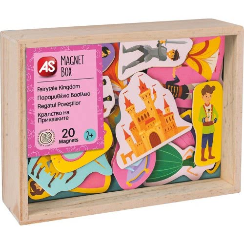 As company Magnet Box Fairytale Kingdom 20 Educational Wooden Magnets For Ages 2+ 1029-64046 5203068640460