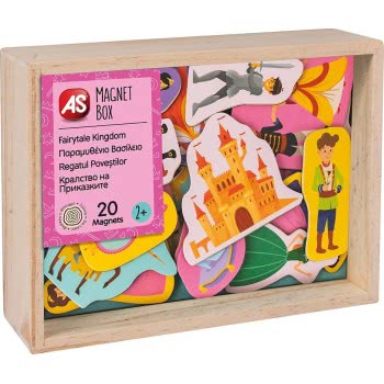 As company Magnet Box Fairytale Kingdom 20 Educational Wooden Magnets For Ages 2+ 1029-64046 5203068640460