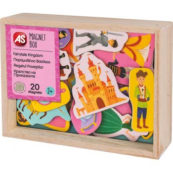 As company Magnet Box Fairytale Kingdom 20 Educational Wooden Magnets For Ages 2+ 1029-64046 5203068640460