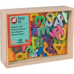 As company Magnet Box Ελληνικά Γράμματα 63 Εκπαιδευτικοί Ξύλινοι Μαγνήτες Για 3+ Χρονών 1029-64048 5203068640484