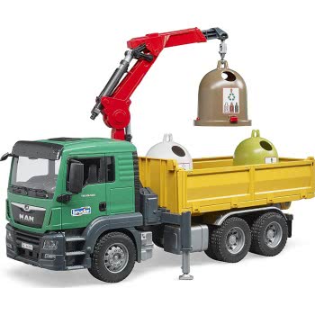 bruder Man Tgs Truck Απορριμματοφορο Man Για Ανακυκλωση 03753 4001702037536
