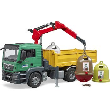bruder Man Tgs Truck Απορριμματοφορο Man Για Ανακυκλωση 03753 4001702037536