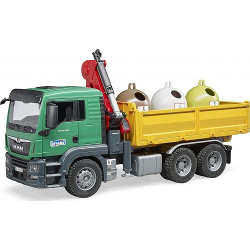 bruder Man Tgs Truck Απορριμματοφορο Man Για Ανακυκλωση 03753 4001702037536