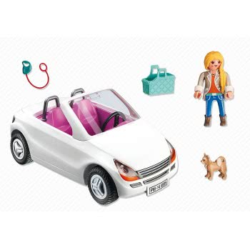 Playmobil Cabrio Με Κυρία Και Σκυλάκι 5585 4008789055859