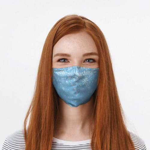 Puckator Christmas Treats Candy Canes Και Gingerbread Men Face Covering - Large XMASK90L 5055071765919
