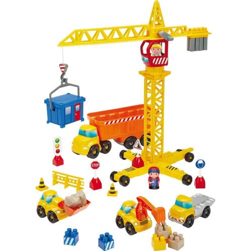 ecoiffier Abrick Publics Works Crane 2999 3280250029991