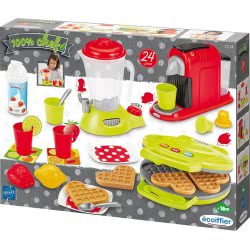 ecoiffier Breakfast Set With Waffle Iron, Colourful 2524 3280250025245