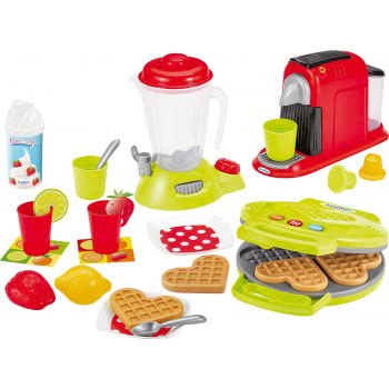 ecoiffier Breakfast Set With Waffle Iron, Colourful 2524 3280250025245