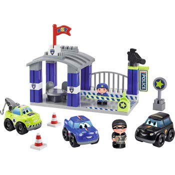 ecoiffier Jouets  – Abrick Police Station – Building Game For Children – From 18 Months – Made In France 3015 3280250030157