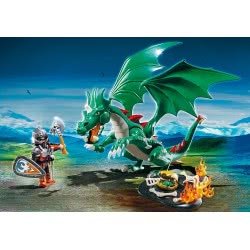 Playmobil Ιππότης Και Πράσινος Δράκος 6003 4008789060037