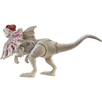 Mattel Jurassic World Fierce Force Dilophosaurus Βασική Φιγούρα Δεινοσαύρων με Σπαστά Μέλη GWN31 / GWY30 887961950328