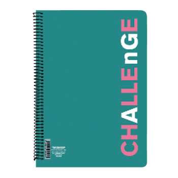 A&G PAPER Τετράδιο Σπιράλ Α4 2 Θεμάτων 60 Φύλλων Challenge 36536 5205616365368