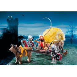 Playmobil Hawk Knight's With Camouflage Wagon 6005 4008789060051
