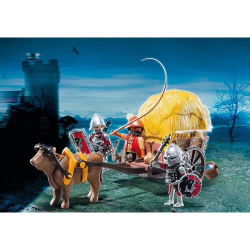 Playmobil Hawk Knight's With Camouflage Wagon 6005 4008789060051