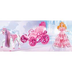 Toys-shop Choice Άμαξα Με Φτερωτό Άλογο Και Κούκλα JZ069133 6990521691334