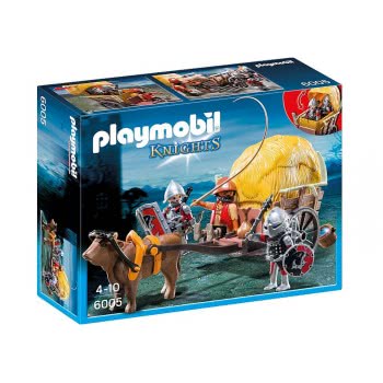 Playmobil Ιππότες Του Γερακιού Με Κάρο-Κρυψώνα 6005 4008789060051