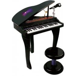 Toys-shop Choice Αρμόνιο Σε Σχήμα Πιάνου Σε Μαύρο Χρώμα JM089608 6990521896081