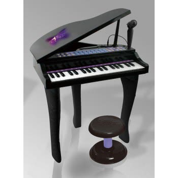 Toys-shop Choice Αρμόνιο Σε Σχήμα Πιάνου Σε Μαύρο Χρώμα JM089608 6990521896081