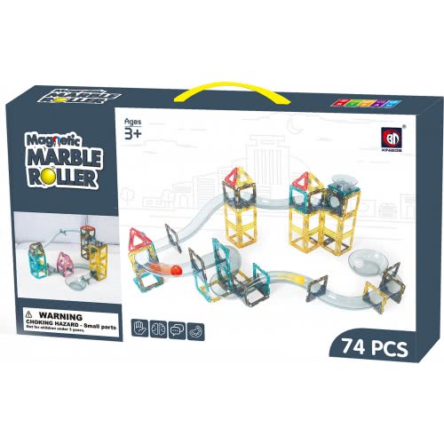 Toys-shop Choice Magnetic Marble Roller 74 Pcs JK120785 6990521207856