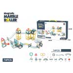 Toys-shop Choice Μαγνήτες Magnetic Marble Roller 74 Κομμάτια JK120785 6990521207856