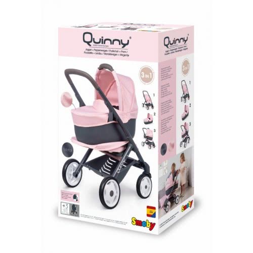 Smoby Maxi Cosi And Quinny 3 σε 1 Καρότσι Κούκλας Pram 253117 3032162531174