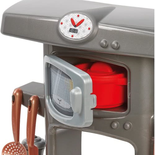 ecoiffier Loft Play Kitchen, Red, White, Grey 1696 3280250016960