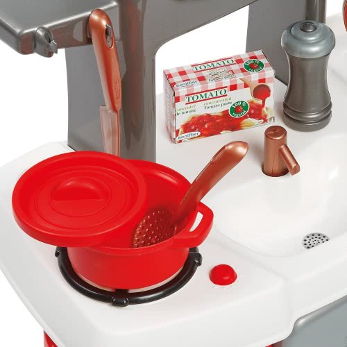 ecoiffier Loft Play Kitchen, Red, White, Grey 1696 3280250016960