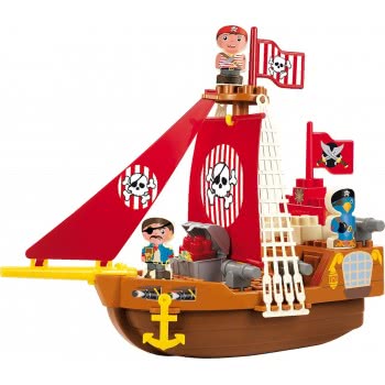 ecoiffier Toys - - Pirate Abrick - Construction Game For Children - From 18 Months - Made In France 3023 3280250030232
