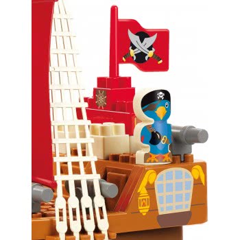ecoiffier Toys - - Pirate Abrick - Construction Game For Children - From 18 Months - Made In France 3023 3280250030232