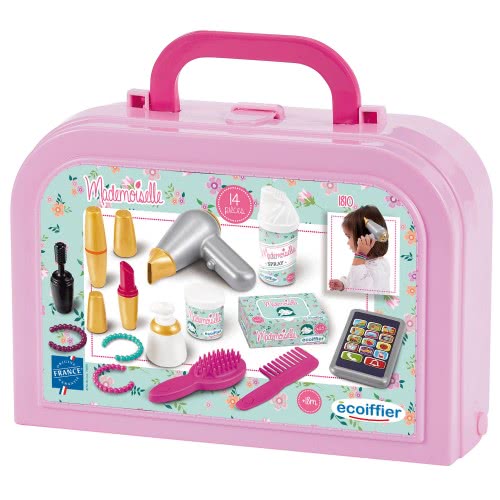 ecoiffier Retro Beauty Case Σετ Ομορφιάς Βαλιτσάκι Με Αξεσουάρ 1810 3280250018100