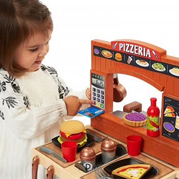 ecoiffier The Pizzeria Σετ Πιτσαρία 33τμχ  1693 3280250016939