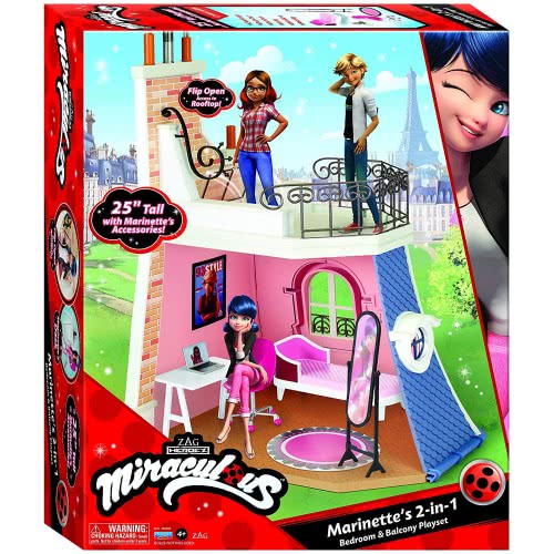 Giochi Preziosi Marinette 2 In 1 Το Δωμάτιο Της Marinette Σετ Παιχνιδιού Με 2 Επίπεδα MRA36000 8056379124146