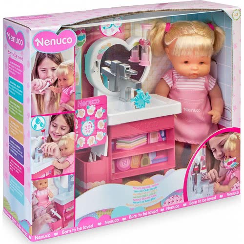 Giochi Preziosi Nenuco Καθαρά Χεράκια Σετ Παιχνιδιού Και Κούκλα Μωρό Με Αξεσουάρ  700016659 8410779094094