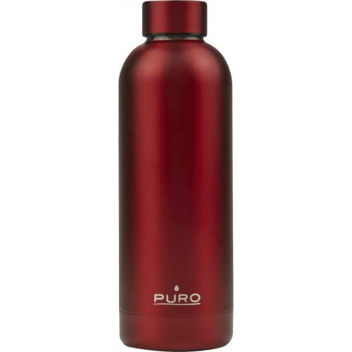 Puro Bottle Isothermal Red Metallic 500Ml Unisex-Adult WB500DW2RED 8033830282898