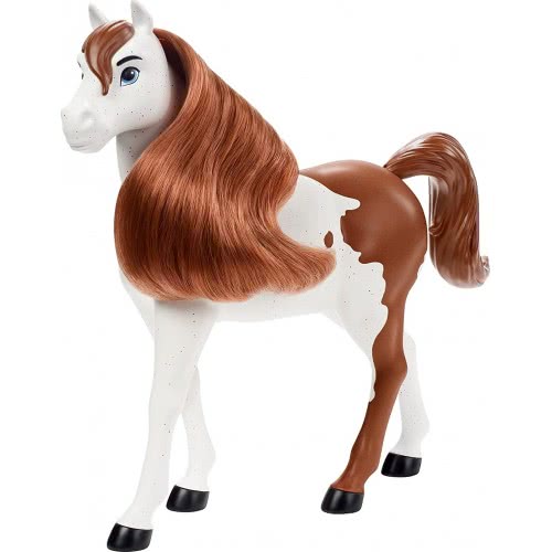 Mattel Indomitable Spirit Herd Horses Approx . 8 -In / 20,32, Shakes His Head , Long Mane The Stop And Beautiful Col GXD96 / GXF