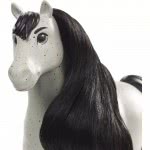 Mattel Indomitable Spirit Herd Horses Approx . 8 -In / 20,32, Shakes His Head , Long Mane The Stop And Beautiful Col GXD96 / GXF