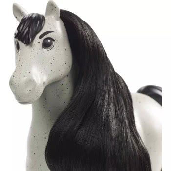 Mattel Indomitable Spirit Herd Horses Approx . 8 -In / 20,32, Shakes His Head , Long Mane The Stop And Beautiful Col GXD96 / GXF