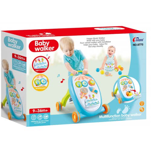 Toys-shop Choice Baby Walker Cyan JM087784 6990521877844