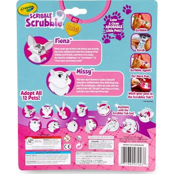 Crayola Washimals Pets, Blister Pack - Cats 74-7253-E-000 071662072537