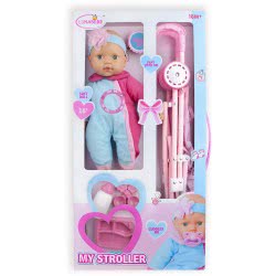 Toys-shop Choice Lunabebe Soft Doll 40cm with IC ,with 3*LR44 battery set JO122524 6990521225249