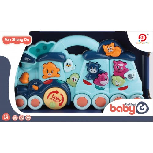 Toys-shop Choice Pull Along Train With Light And Music JM086943 6990521869436