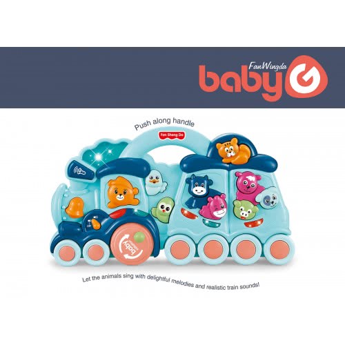 Toys-shop Choice Pull Along Train With Light And Music JM086943 6990521869436