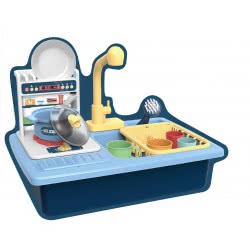 Toys-shop Choice Kitchen Sink Blue Multi-Function JU063317 6990521633174