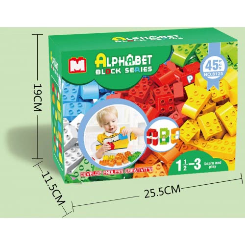 Toys-shop Choice Building Blocks Alphabet (45Pcs) JK120697 6990521206972