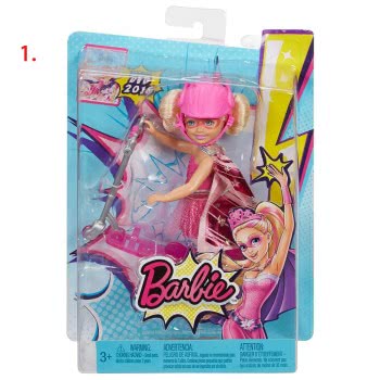 Mattel Barbie Τσέλσι Με Σκούτερ Σούπερ Ηρωίδες CDY68 887961052893