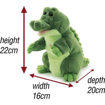 trudi Puppets Κροκόδειλος Μαριονέτας TUD29918 8006529299187